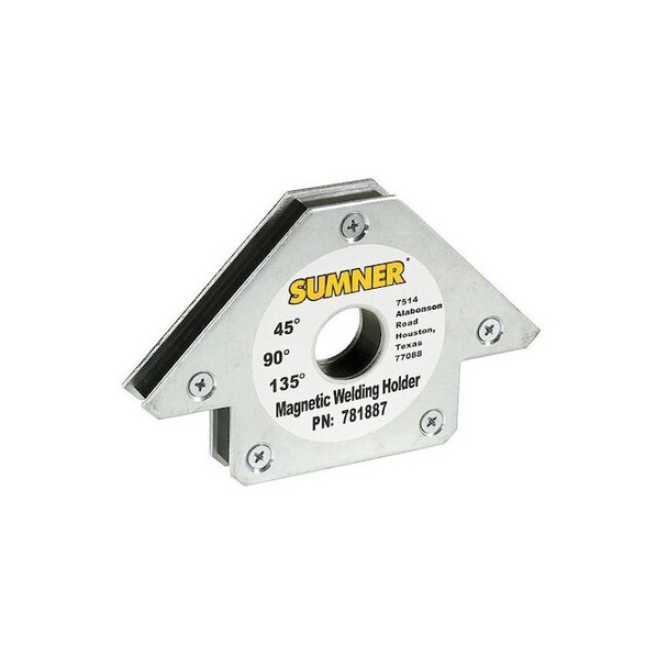 Sumner Magnetic Weld Angle,6-11/32x4in,90lb 781887