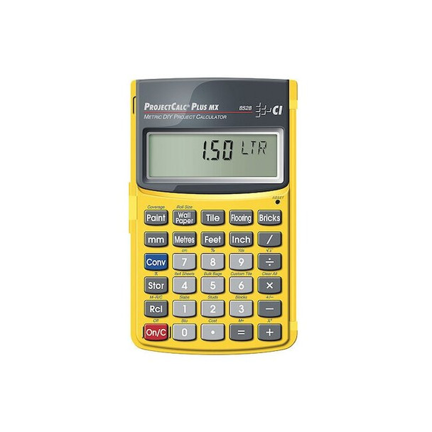 Calculated Industries Metric Project Calculator,2.9"W,4 3/4"H 8528