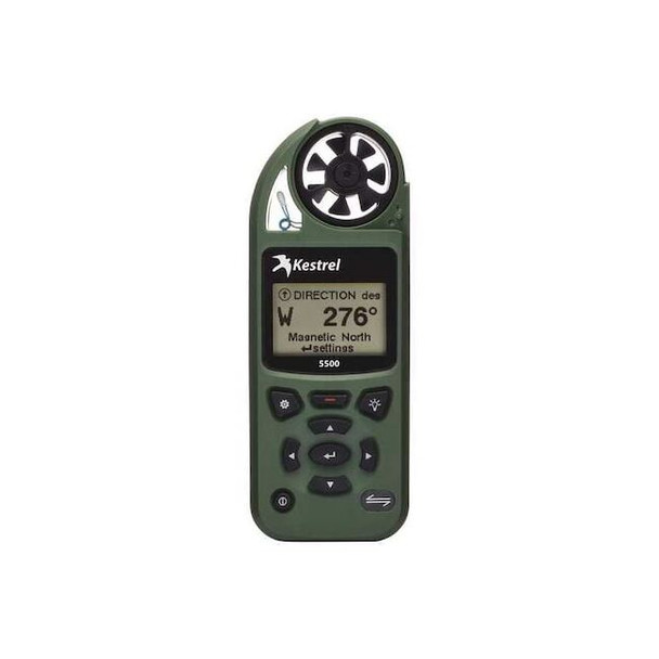Kestrel Weather Meter,Olive Drab,0.3 to 48.87"Hg 0855OLV