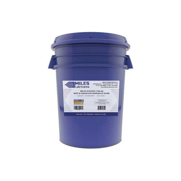 Miles Lubricants 5 gal R&O Oil Pail 68 ISO Viscosity, 20W SAE, Amber M0010020095