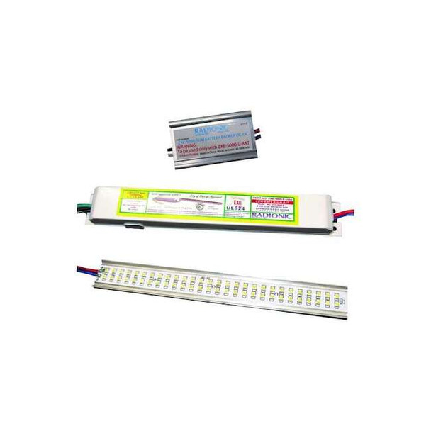 Radionic Hi-Tech Exit Sign LED Retrofit Kit,120/277V,4.5W ZXE-5000-L-BAT