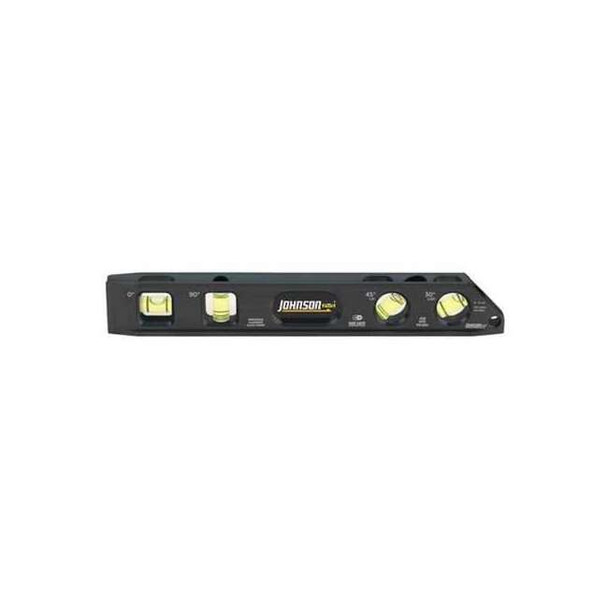 Johnson Level & Tool Torpedo Level, 9 in L, 4 Vials 1411-0900