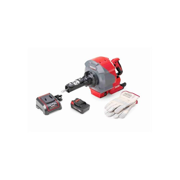 Ridgid Drain Gun,18 V,2.5 Ah,15 lb 78053