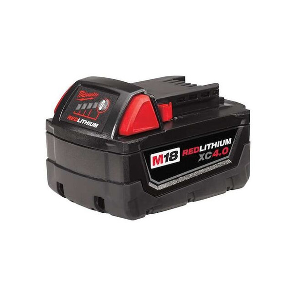 M18 REDLITHIUM XC4.0 Battery, 4.0Ah, Extended Capacity, 18V, Li-Ion Battery