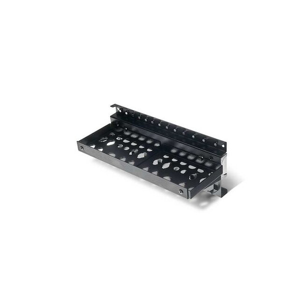 20 In. W x 5 In. D x 4.75 In. H Black Steel Magnetic Multi-Function Tool Holder