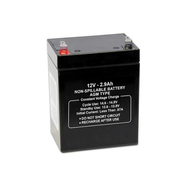 Manufacturer Varies Sealed Lead Acid Battery,12V,2.9Ah,AGM 47036