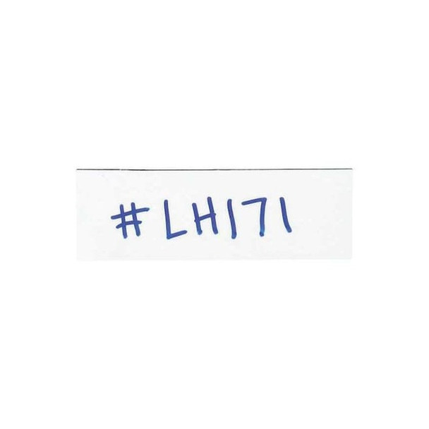 Partners Brand Warehouse Labels,Magnetic Strips,1"x3",White,PK25 LH171