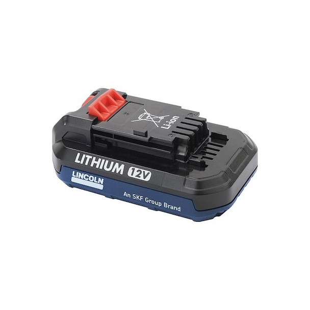 Lincoln Industrial Battery, 12V, ABS/Steel/Copper/Lithium 1261