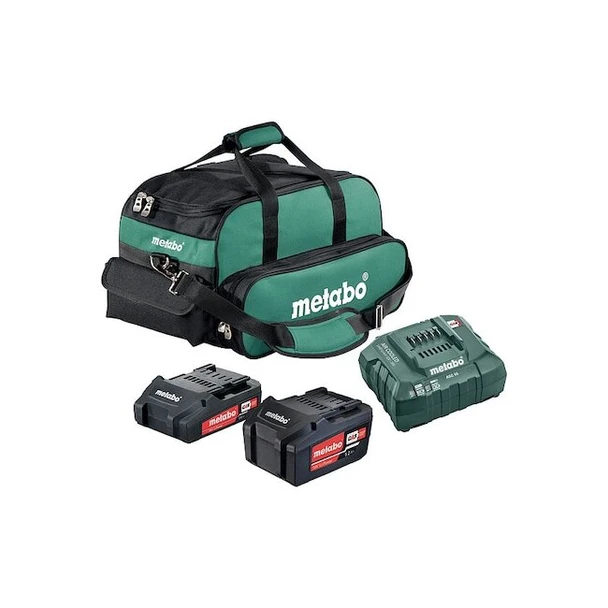Metabo 18.0V Li-Ion Battery and Charger Kit, 5.2Ah Capacity US625596052