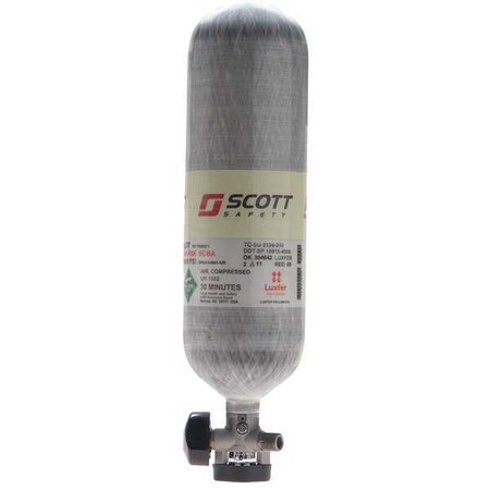 3m Scott SCBA Cylinder,4500 psi,Gray,Carbon Fiber 804721-01