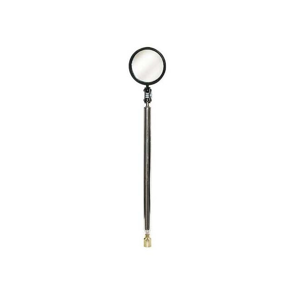 Mag-Mate Inspection Mirror,Round,Glass,6"-23 1/2" 306G240