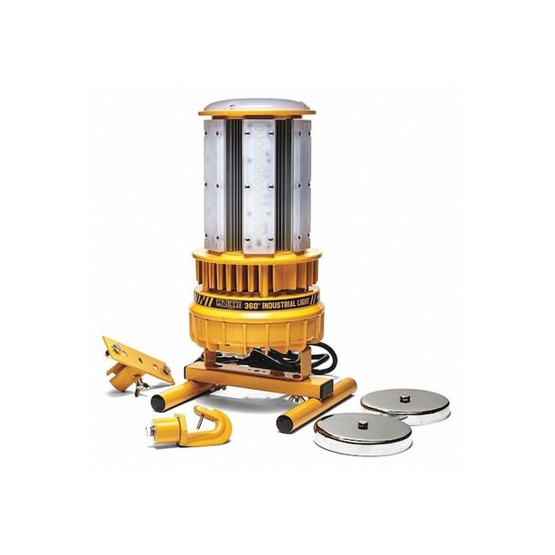 Southwire Temporary Job Site Light,15000 lm,Bk/Yl 111508