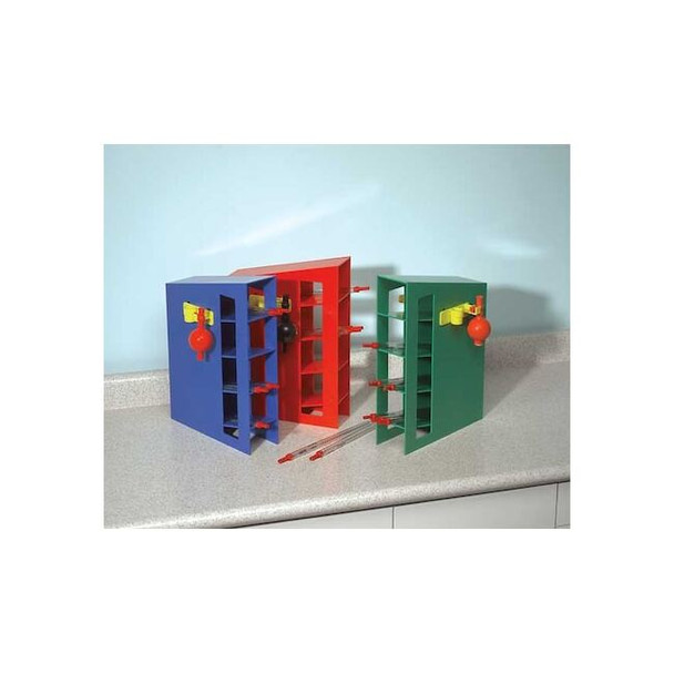 Heathrow Scientific Magnetized Pipette Rack,1x4,Blue HS20612M