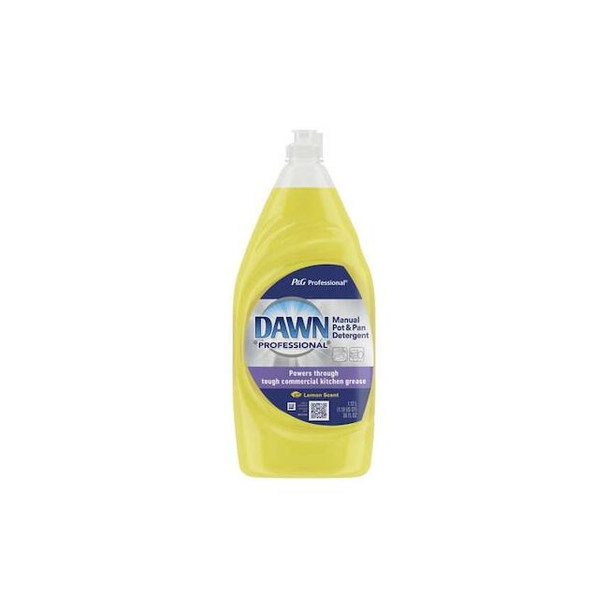 Dawn Dishwashing Detergent, Bottle, 38 oz, Ready to Use, Lemon, PK8 45113