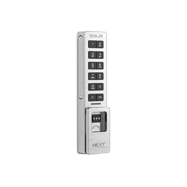 Sola Elect Keyless Lock,Keypad,5 1/4 in H NLS3-K1-CT10-619-01B-3203