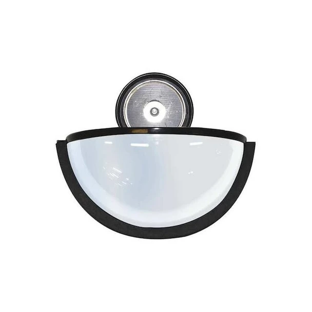Ideal Warehouse Innovations Dome Mirror,4" W,10" L,Black 70-1140