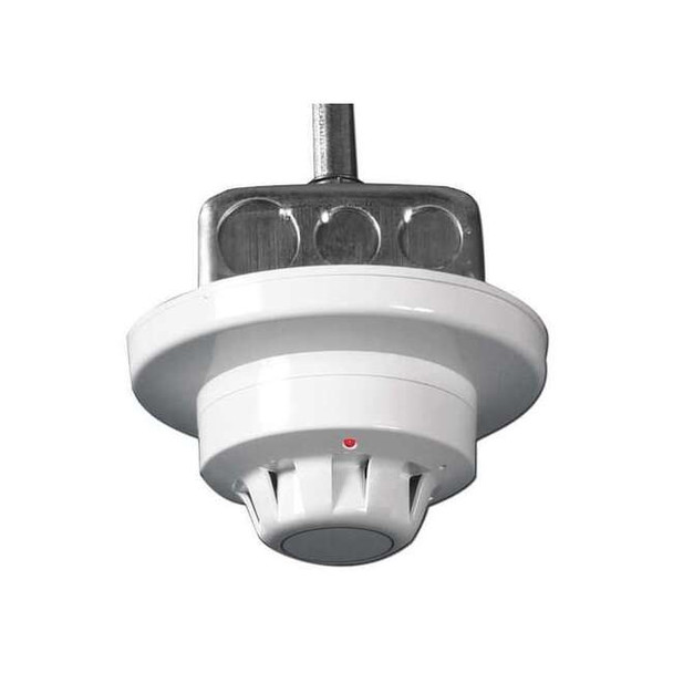 Air Products & Controls Smoke Detector,4" Height,Plastic HS-100-P