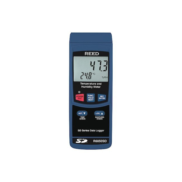 Reed Instruments TemperatureHumidityMeter,Cabled,NoNIST R6050SD
