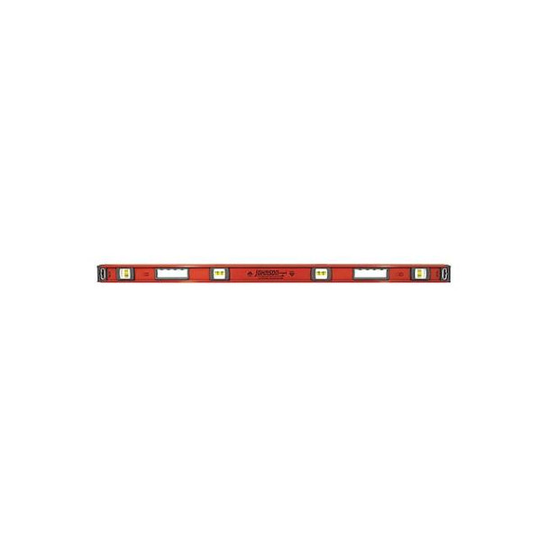 Johnson Level & Tool Aluminum Level,48 in. L,4 Vials 1254-4800