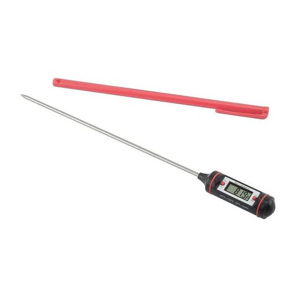 213mm Stem Digital Pocket Thermometer, -58 Degrees to 482 Degrees F