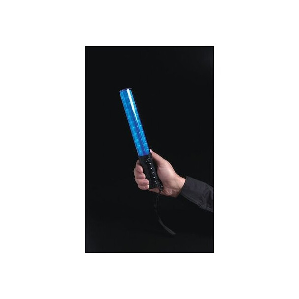 Emi LED Safety Baton, Red/Blue, Variable FPM, Magnetic Base 2010