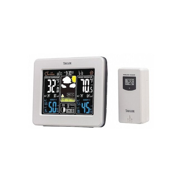 Taylor Wireless In/Out Forecaster w/Color Disp 1736
