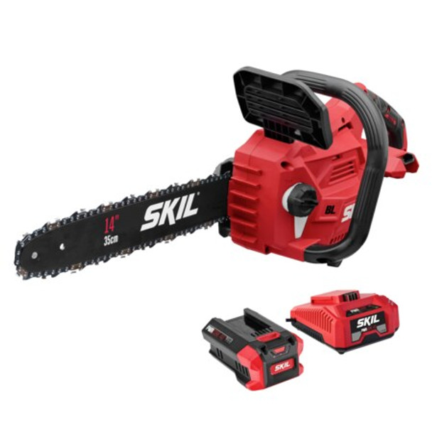 14 in L Chain Saw Kit, 1P 2.5Ah Battery,150,40V, 40 V, 2.5 Ah, Battery Included