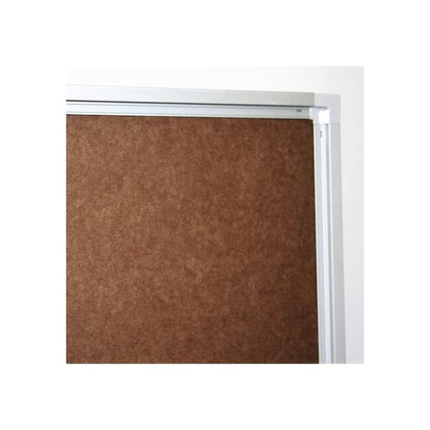 Grid Board, Steel, 24 in, 36 in, Aluminum Frame, Blue/White, Gloss