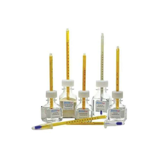 Thermco Liquid In Glass Thermometer,-5 to 15C ACCR0201S