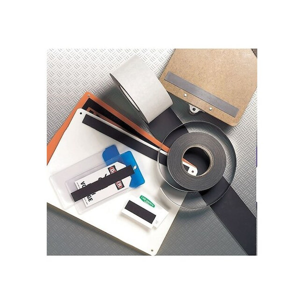 Magnet Source Roll Magnet,Black; White,50 ft L ZG90ACX50