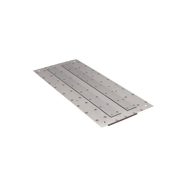 Manufacturer Varies Plate Magnet,14-1/2 x 8,Ceramic,Alum 10E728