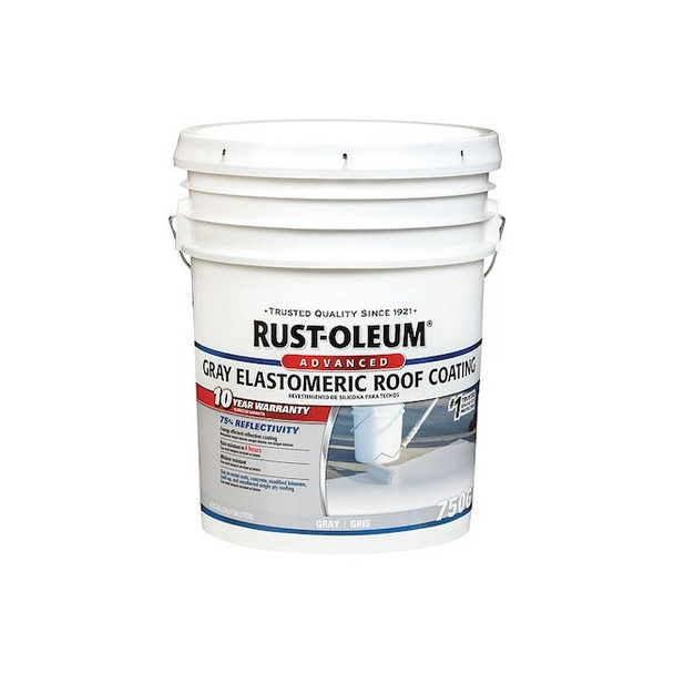 Rust-Oleum Elastomeric Roof Coating,4.75 gal 345498
