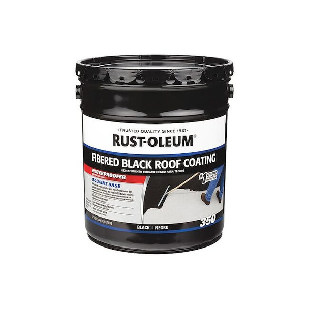 Rust-Oleum Roof Coating and Waterproofer,4.75 gal 301999 Pack of 4
