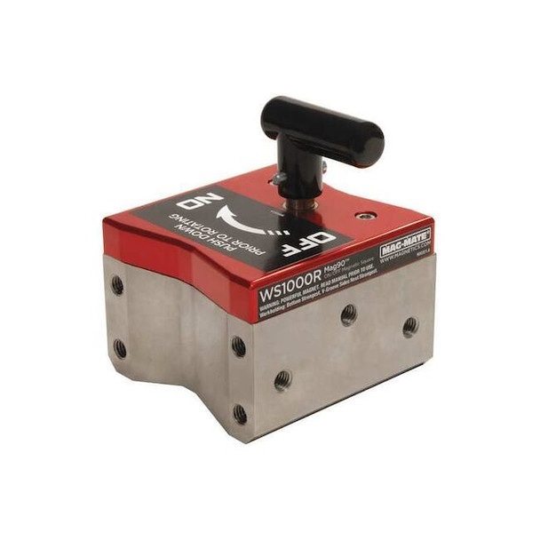 Mag-Mate Magnetic Weld Square,4-1/4x3in,1000lb WS1000R