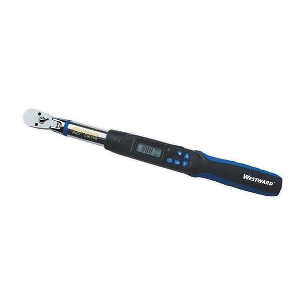 Westward Elect Torque/Angle Wrench,3/8 In,Flex 6PAG1