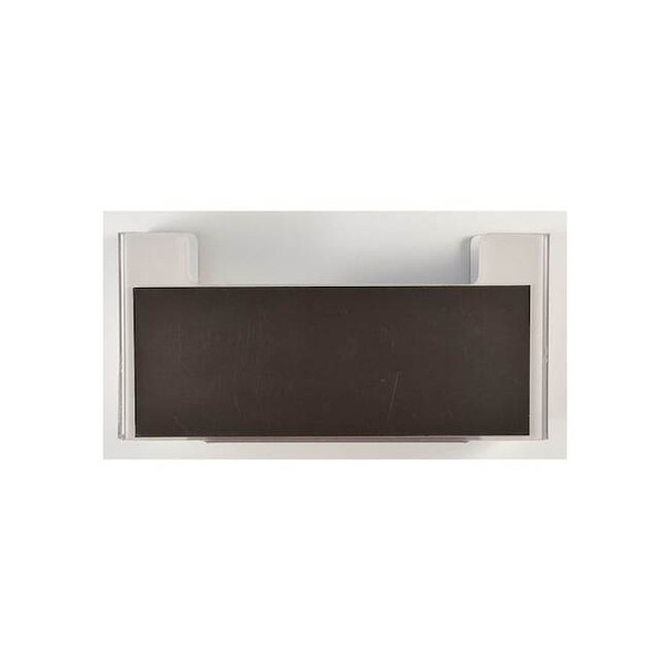 Zing Glove Dispenser Magnet Mount, PETG, Holds (1) Box ,White 7226