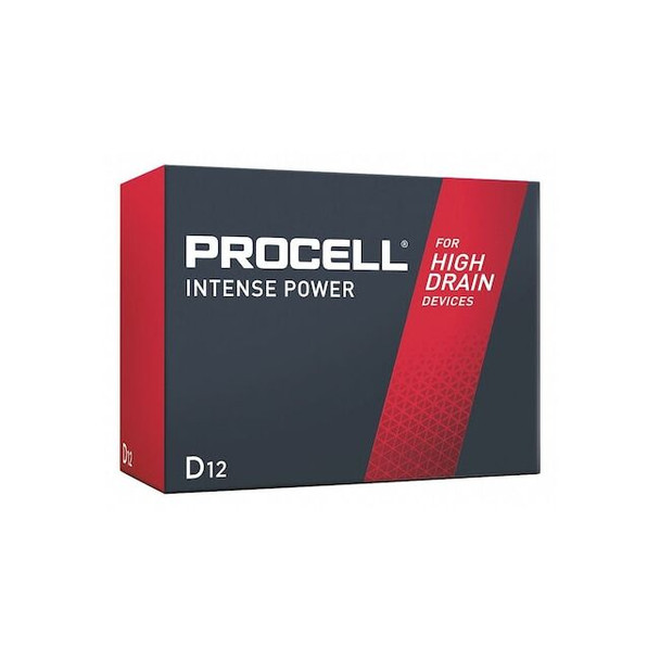 Procell Procell Intense D Alkaline Battery, 1.5V DC, PK12 PX1300