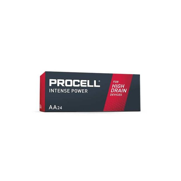 Procell Procell Intense AA Alkaline Battery, 1.5V DC, PK24 PX1500
