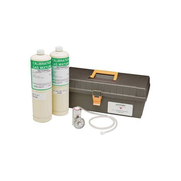 Allegro Industries CO Monitor Calibration Kit,8 in Case W 9872-60
