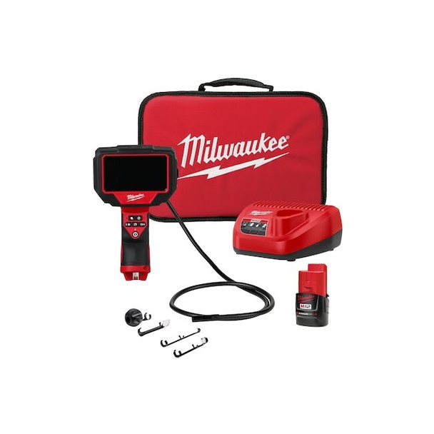 Milwaukee Tool Inspection Camera,Rechargeable Batt,4 ft 2323-21