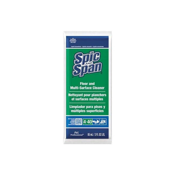 Spic and Span Floor Cleaner,3 oz.,Green,PK45 02011