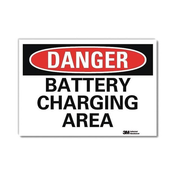 Lyle Danger Sign,Self-Adhesv Mount,10inWx7inH, U3-1124-RD_10X7 U3-1124-RD_10X7