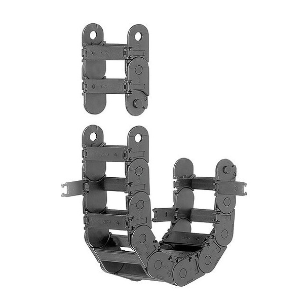 Igus Cable Carrier,Med,Open,OW2.87In / 73mm 250-05-055-0-4