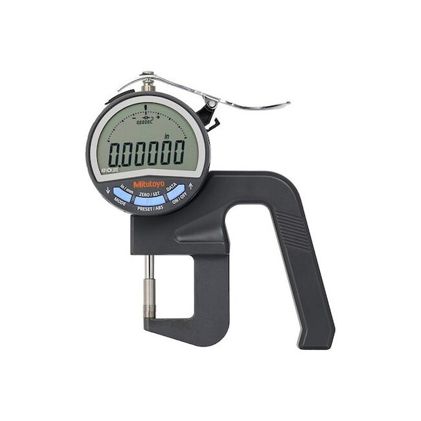 Mitutoyo Digital Thickness Gauge,Acc +/-0.00015" 547-400A