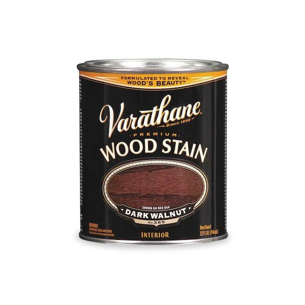 Varathane Wood Stain,Dark Walnut,Translucent,1 qt. 211730H