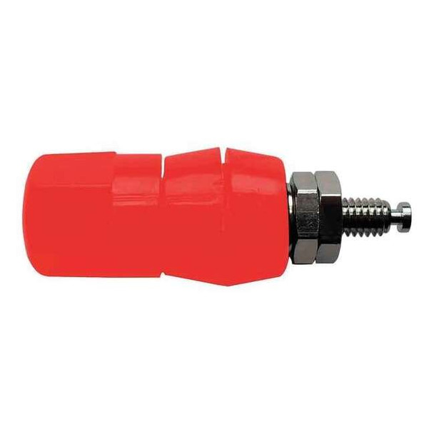 Manufacturer Varies Binding Post, Red, 15 A, Brass, 2 in 5TWZ3