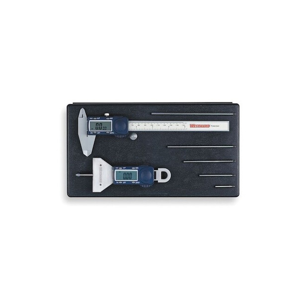 Westward Precision Measuring Tool Kit,2 Pc 2YNK4