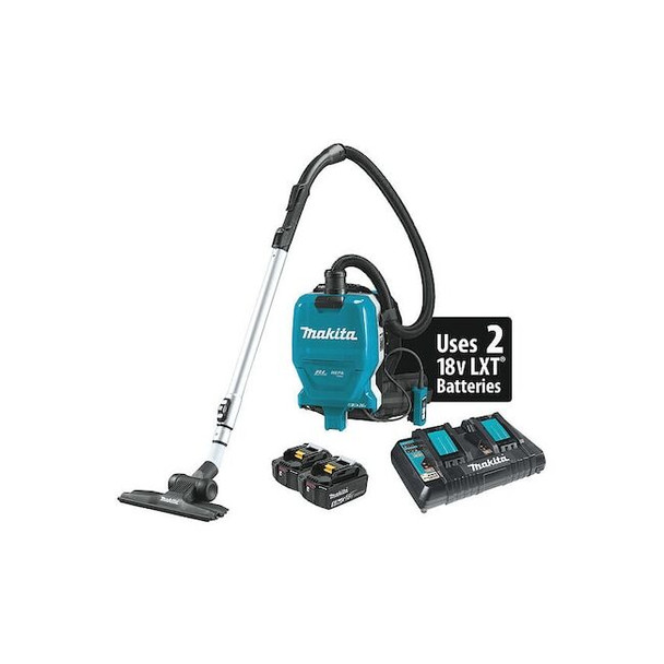 36V (18V X2) LXT Brushless .5Gal HEPA Backpack Dry Vacuum Kit (5.0Ah)
