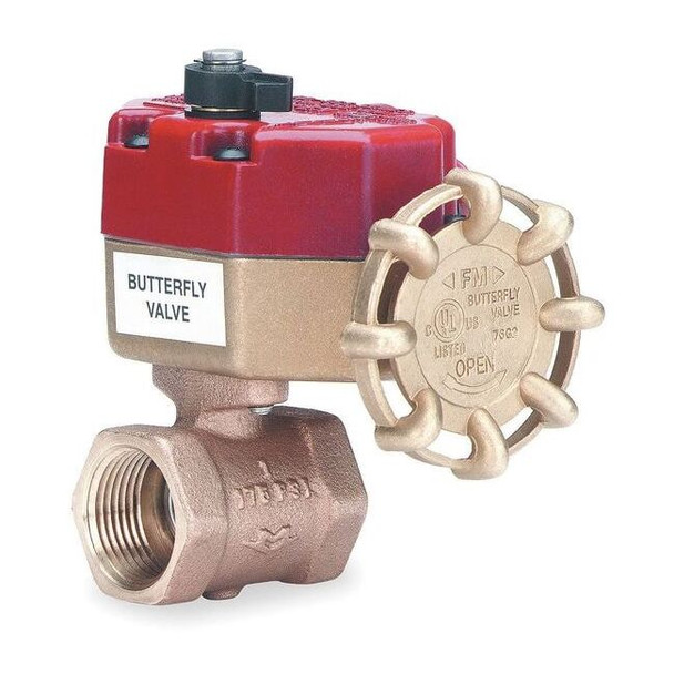 Milwaukee Valve Control Valve,Fire Sprinkler,1 In NPT BB-SCS02 1"