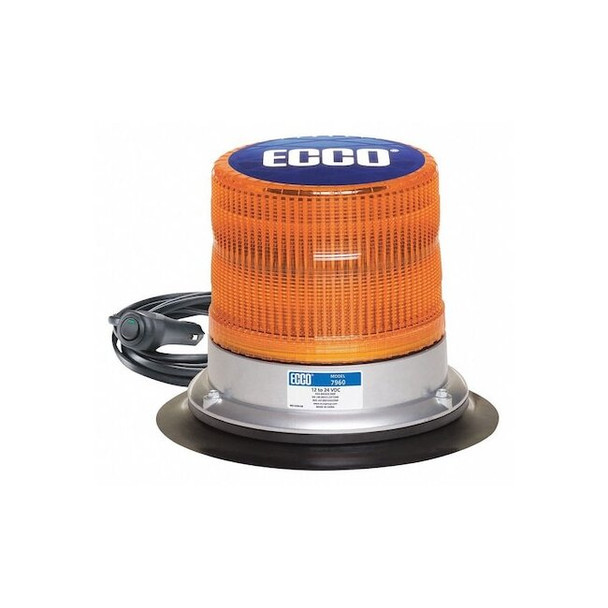 Ecco Beacon Light,Amber,5-39/64" H 7960A-VM
